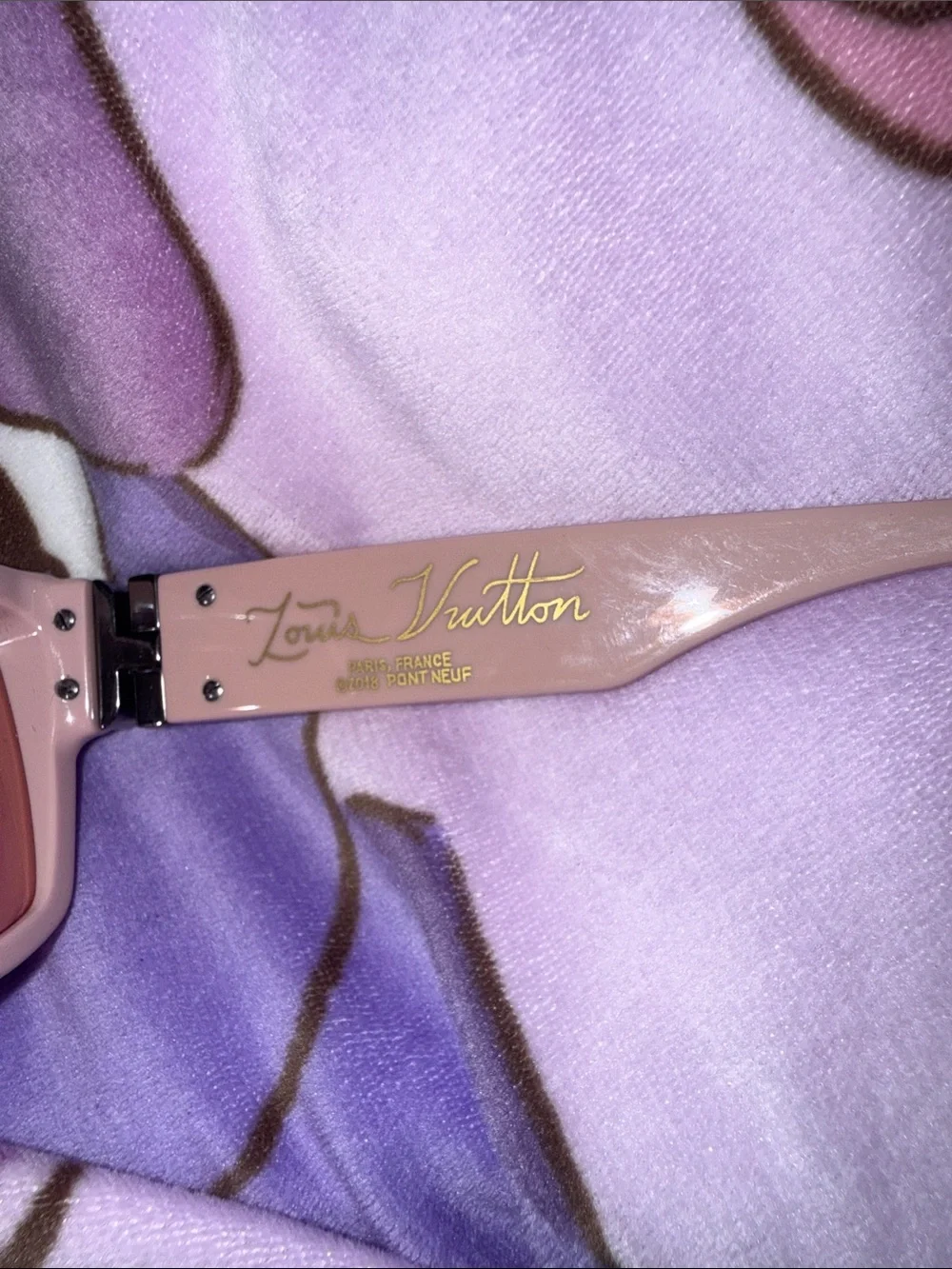 Louis Vuitton Bubblegum Pink Oversized Square Sunglasses